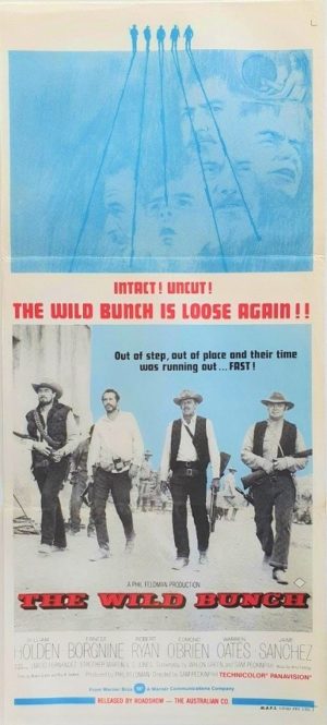 The Wild Bunch Australian rerelease daybill movie poster (3)