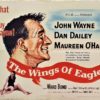 The Wings of Eagles US Half Sheet with John Wayne and Maureen O'hara (1)