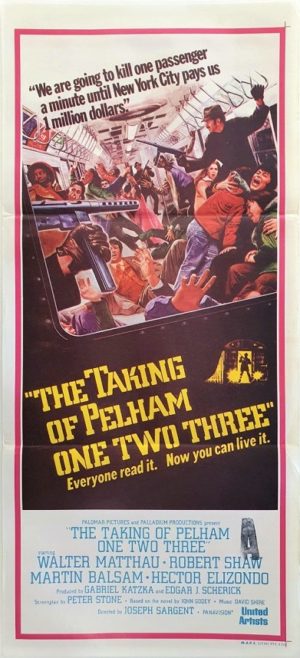 The taking of Pelham One Two Three Australian daybill movie poster (21)