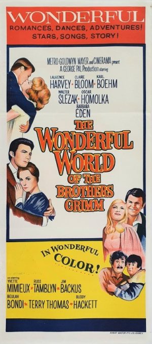 The wonderful world of the brothers grimm Australian daybill movie poster (2)