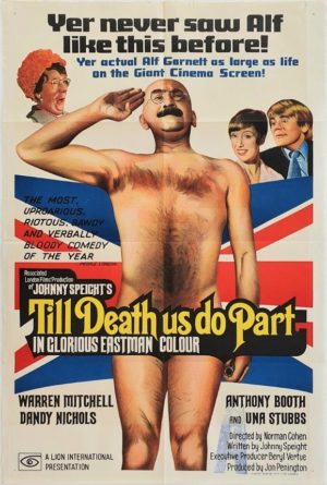 Till death us do part Australian One Sheet film poster with Alf Garnett (6)