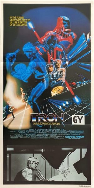 Tron Australian daybill movie poster (2)