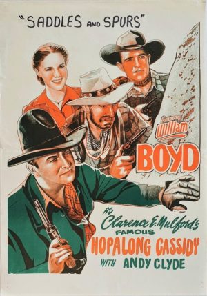 William Boyd New Zealand Daybill as Hopalong Cassidy