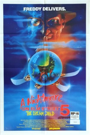 A Nightmare on Elm Street part 5 The Dream Child Australian One Sheet movie poster (86)