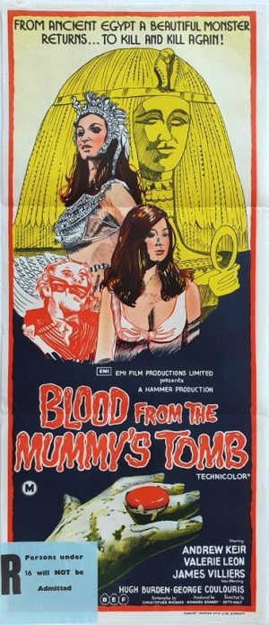 Blood from the Mummy's Tomb Australian Daybill Poster (16)