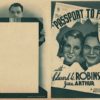 Passport to Fame and The Whole Town's Talking 1935 Herald with Edward G Robinson