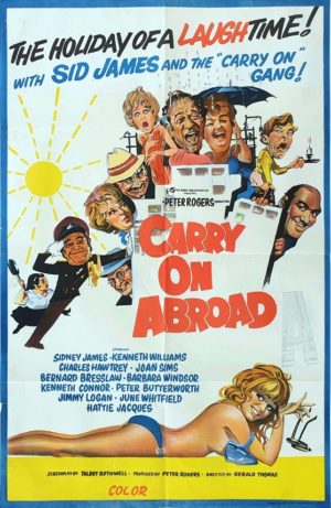 Carry On Abroad Australian One Sheet movie poster (55)