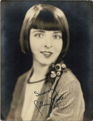 Colleen Moore 1920's portrait 6.5 x 8.5 inches printed signature