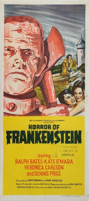 Horror of Frankenstein Australian Daybill movie poster (3)