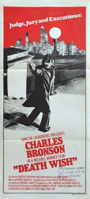 Deathwish Australian Daybill Poster with Charles Bronson (18)