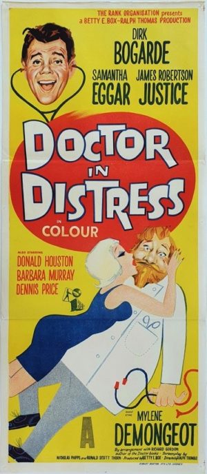 Doctor In Distress Australian Daybill movie poster (140)