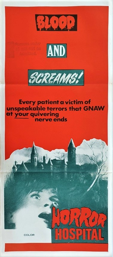 Horror Hospital Australian Daybill Poster (33)