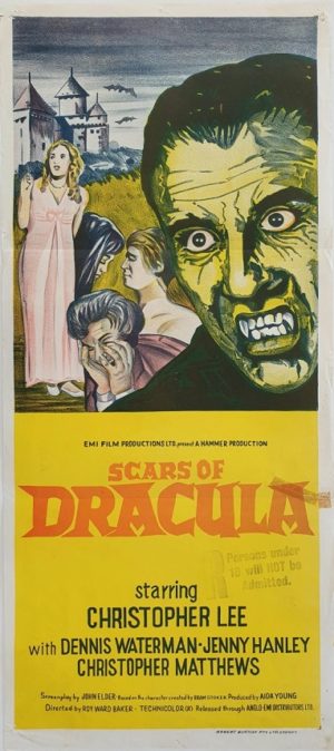 Scars of Dracula Australian Daybill movie poster (5)