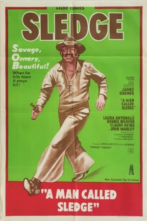 A Man Called Sledge Australian One Sheet movie poster (11) western with James Garner as a cowboy