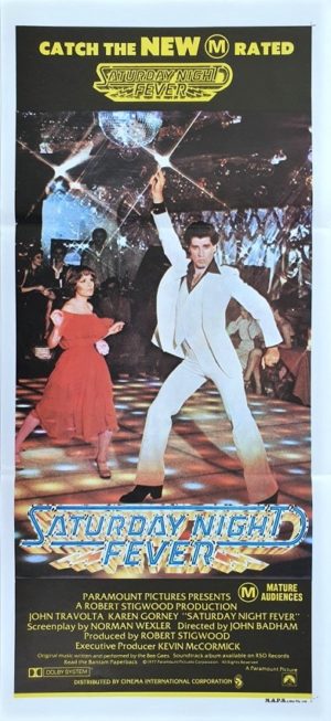 Saturday Night Fever Australian Daybill movie poster (141)