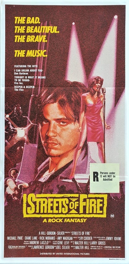 Streets of Fire Australian daybill movie poster (21)