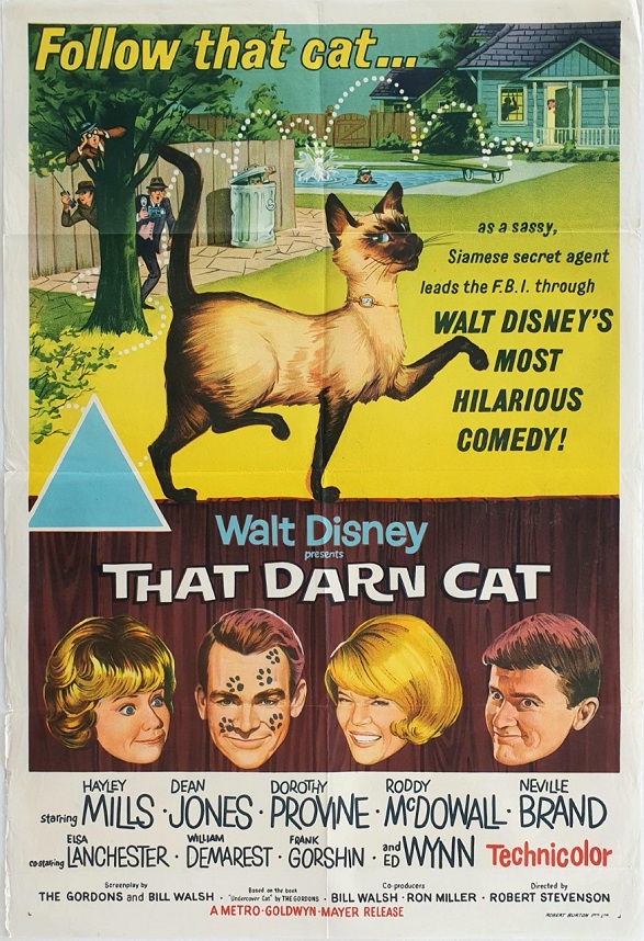 That Darn Cat Walt Disney Australian One Sheet movie poster (46)