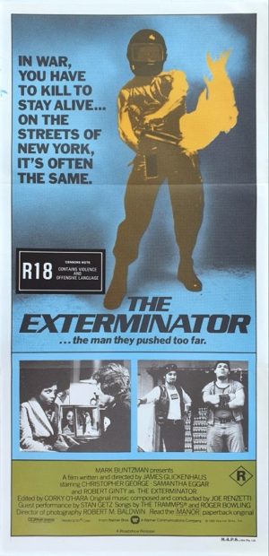 The Exterminator Australian Daybill movie poster (147)