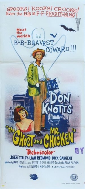 The Ghost and Mr Chicken Australian Daybill movie poster (104)