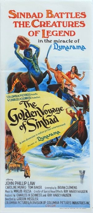 The Golden Voyage Of Sinbad Australian Daybill movie poster (138)