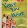 The Next Voice You Hear Australian Daybill movie poster James Whitmore, Nancy Reagan 1950