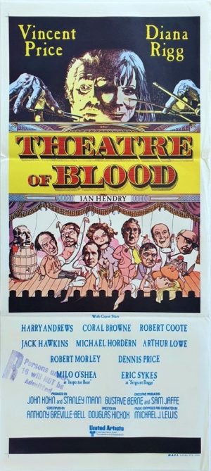 Theatre of Blood Australian Daybill Poster (27)