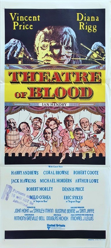 Theatre of Blood Australian Daybill Poster (27)