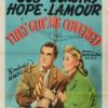 They Got Me Covered US One Sheet movie poster with Bob Hope and Dorothy Lamour (5)