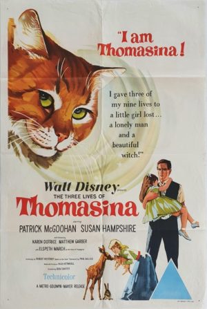 Three Lives of Thomasina Walt Disney Australian One Sheet movie poster (76)