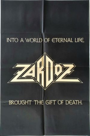 Zardoz UK teaser One Sheet film poster with Sean Connery (11)