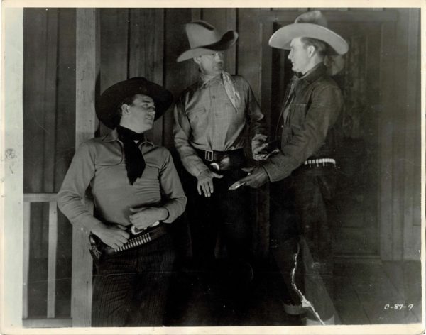 Two fisted law 1932 11 x 14 Still with John Wayne Tim McCoy and Wallace MacDonald (2)