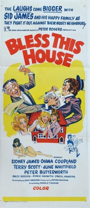 Bless This House Australian daybill movie poster with Sid James (1)