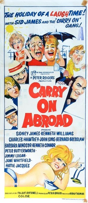 Carry On Abroad Australian Daybill Movie Poster 66