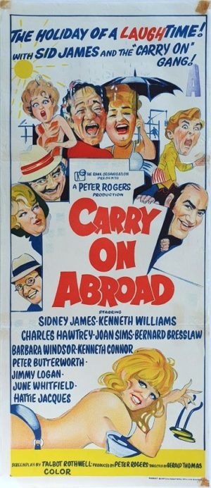 Carry On Abroad Australian Daybill movie poster (66)