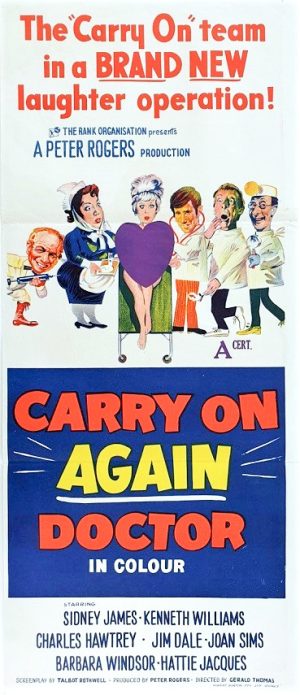 Carry On Again Doctor Australian Daybill Movie Poster 64