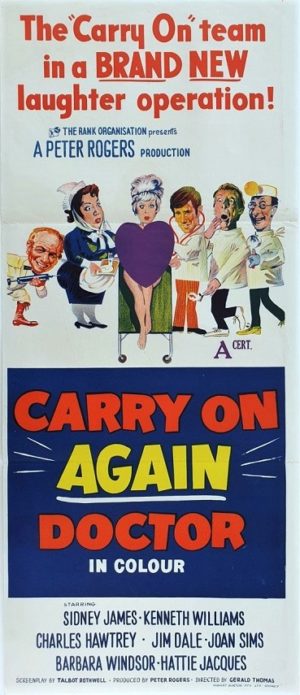 Carry On Again Doctor Australian Daybill movie poster (64)