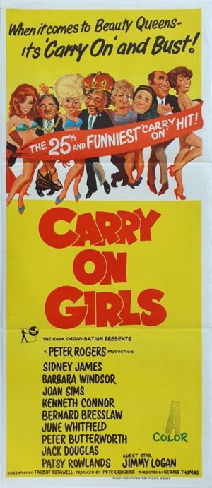 Carry On Girls Australian Daybill movie poster (53)