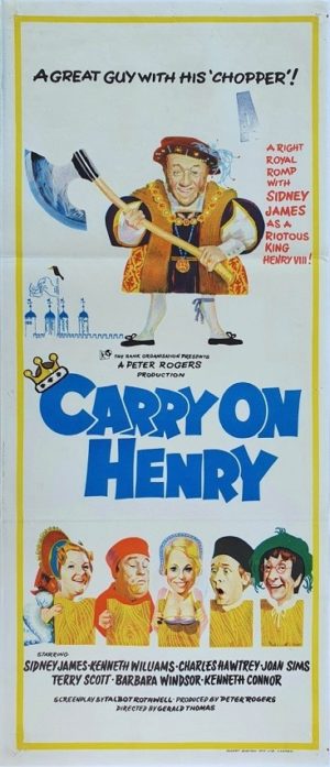 Carry On Henry Australian Daybill movie poster (57)