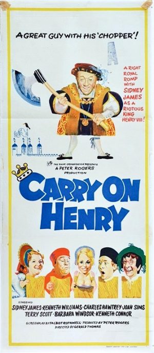 Carry On Henry Australian Daybill Movie Poster 58