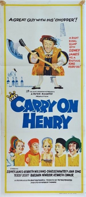 Carry On Henry Australian Daybill movie poster (57)