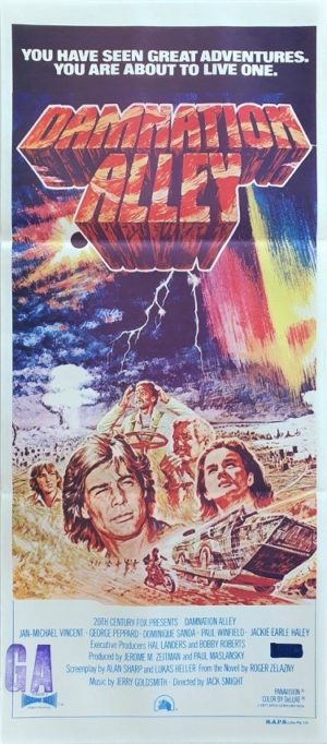 Damnation Alley Australian daybill movie poster (32)