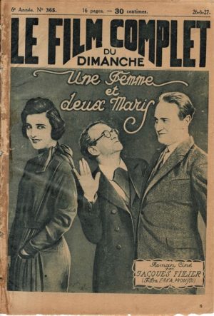 Die Puppenkönigin Une Femme et deux Maris Le Film Complet 1927 French movie magazine Maria Jacobini (2)