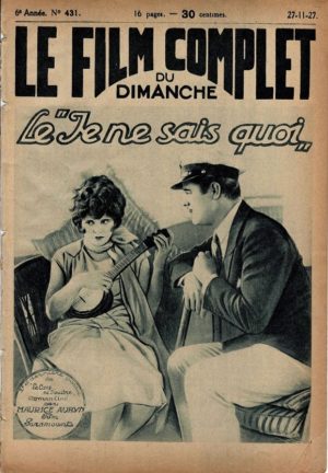 It Le coup de foudre Le Film Complet French movie magazine 1927 with Clara Bow (4)