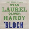 Laurel & Hardy Block Heads New Zealand daybill movie poster (39)