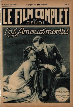 Red Heels Les Amours Mortes Le Film Complet French Film Magazine 1927 Eric Barclay and Mile Liliane Damita (1)