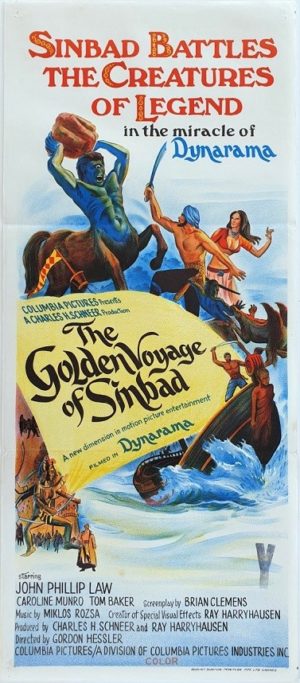 The Golden Voyage of Sinbad Australian Daybill Movie Poster (2)