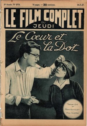 The Marriage Market Le coeur et la dot Le Film Complet French movie magazine 1927 with Pauline Garon (2)