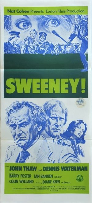 The Sweeny Australian daybill movie poster (33)