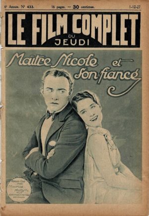 The Waning Sex Maître Nicole et son fiancé Le Film Complet French movie magazine 1927 with Conrad Nagel and Norma Shearer (2)