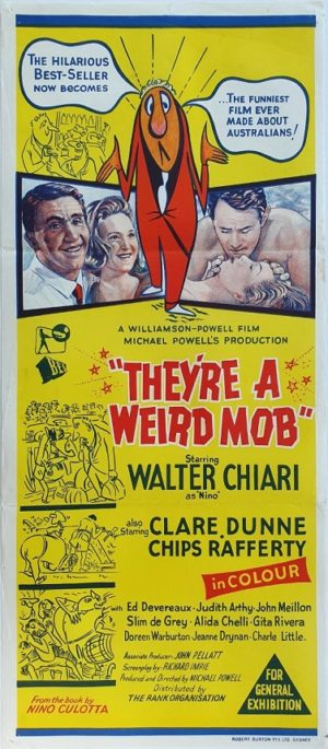 They're A Weird Mob Australian Daybill movie poster (50)